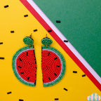 Red Watermelon Earring