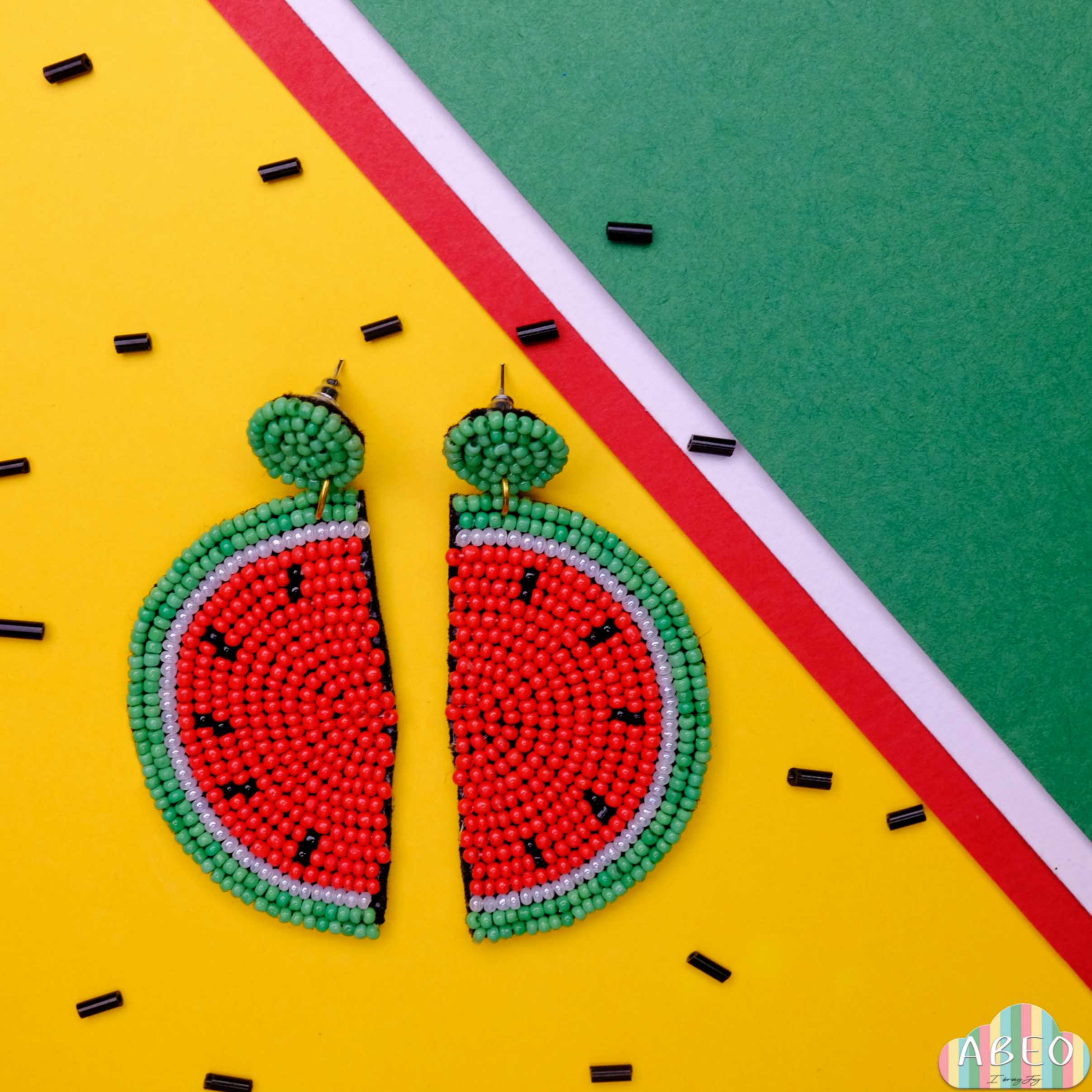 Red Watermelon Earring