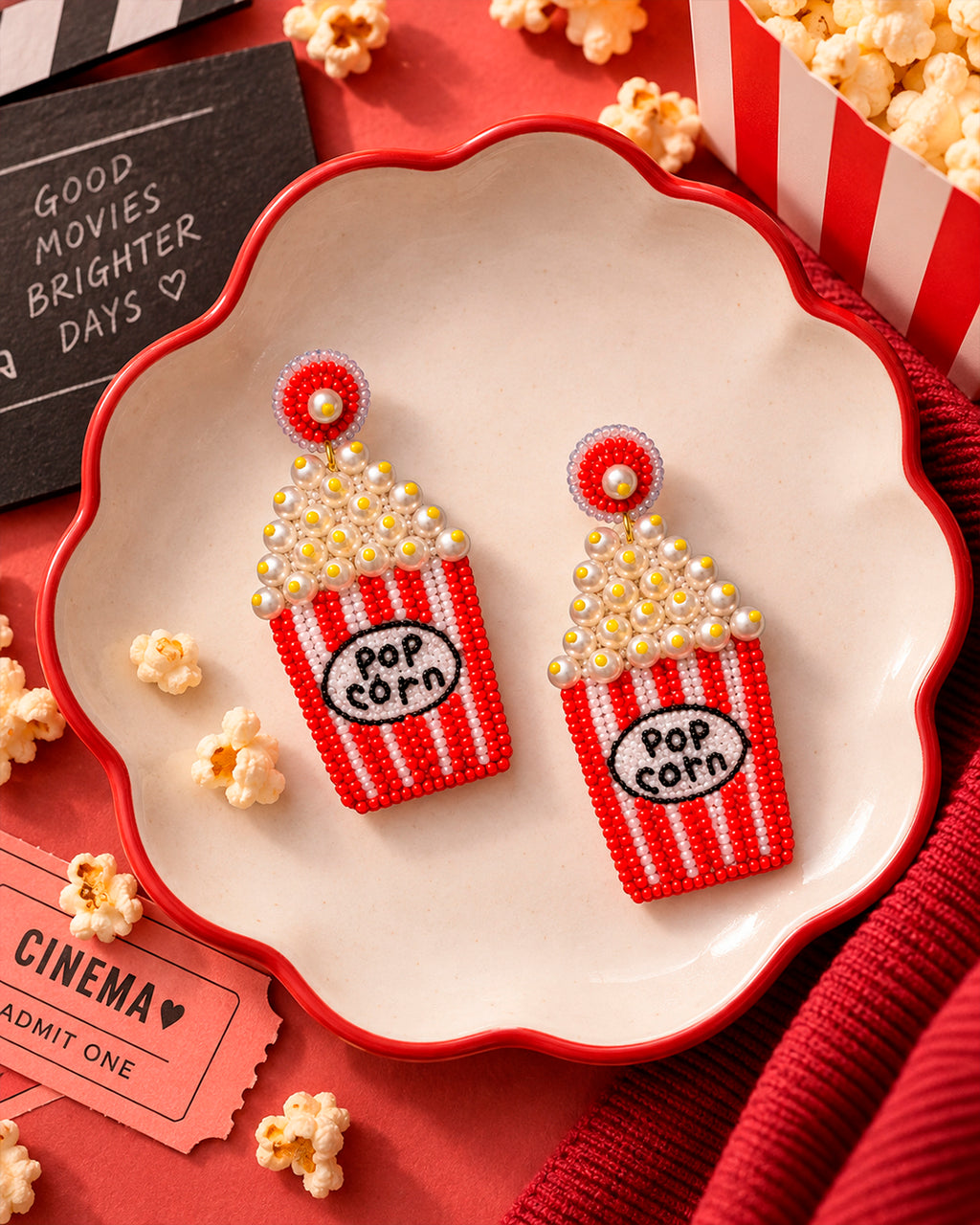 Popcorn Earring