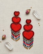 Dilwali Valentine Bead Earring
