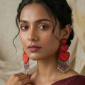 Dilwali Valentine Bead Earring