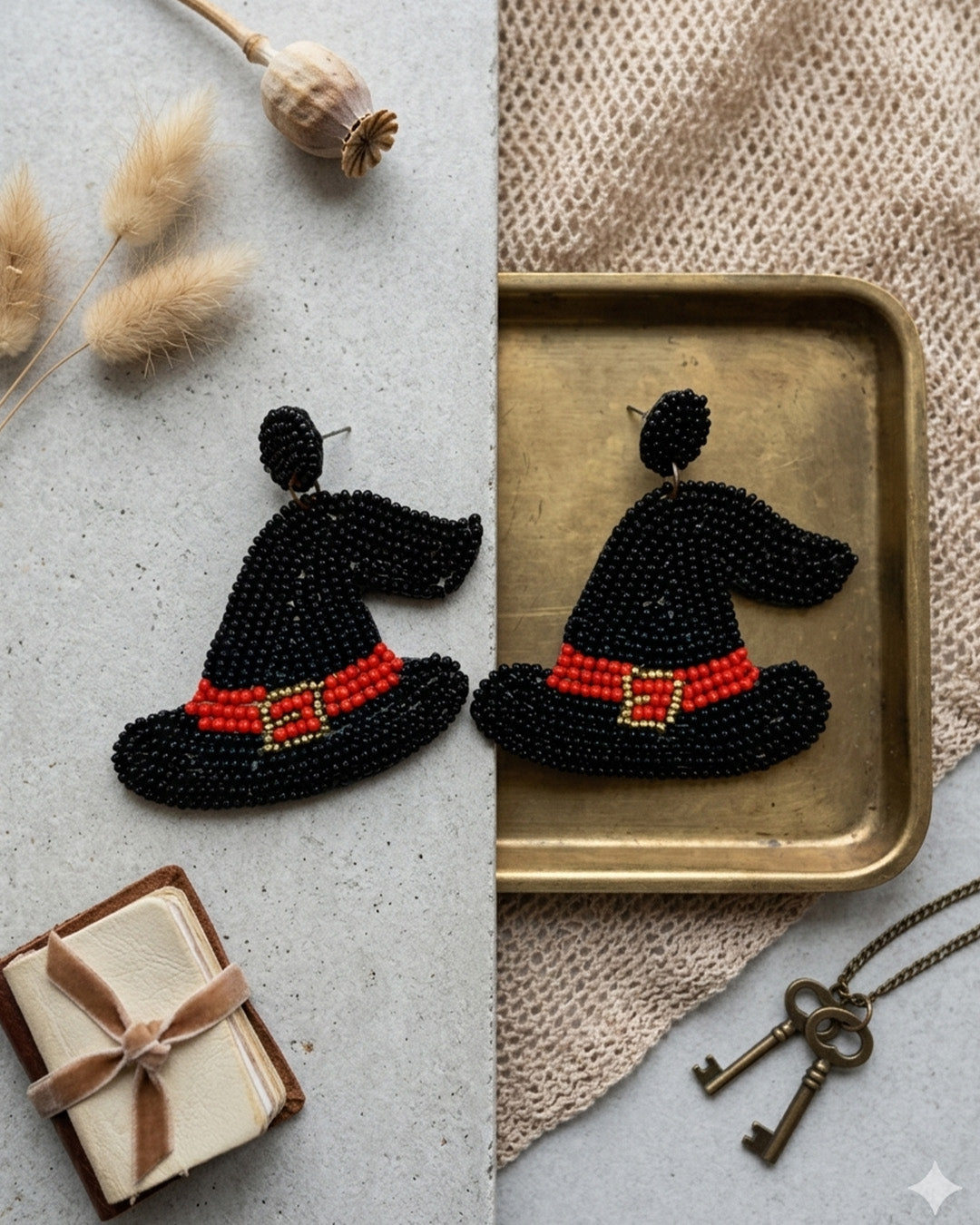 Witch Hat Earring