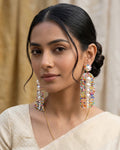 Pearl Drop Latkan (Multi) Earring