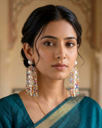 Pearl Drop Latkan (Multi) Earring