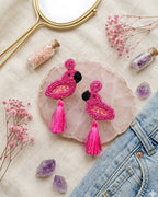 Rani Flamingo Bead Earring