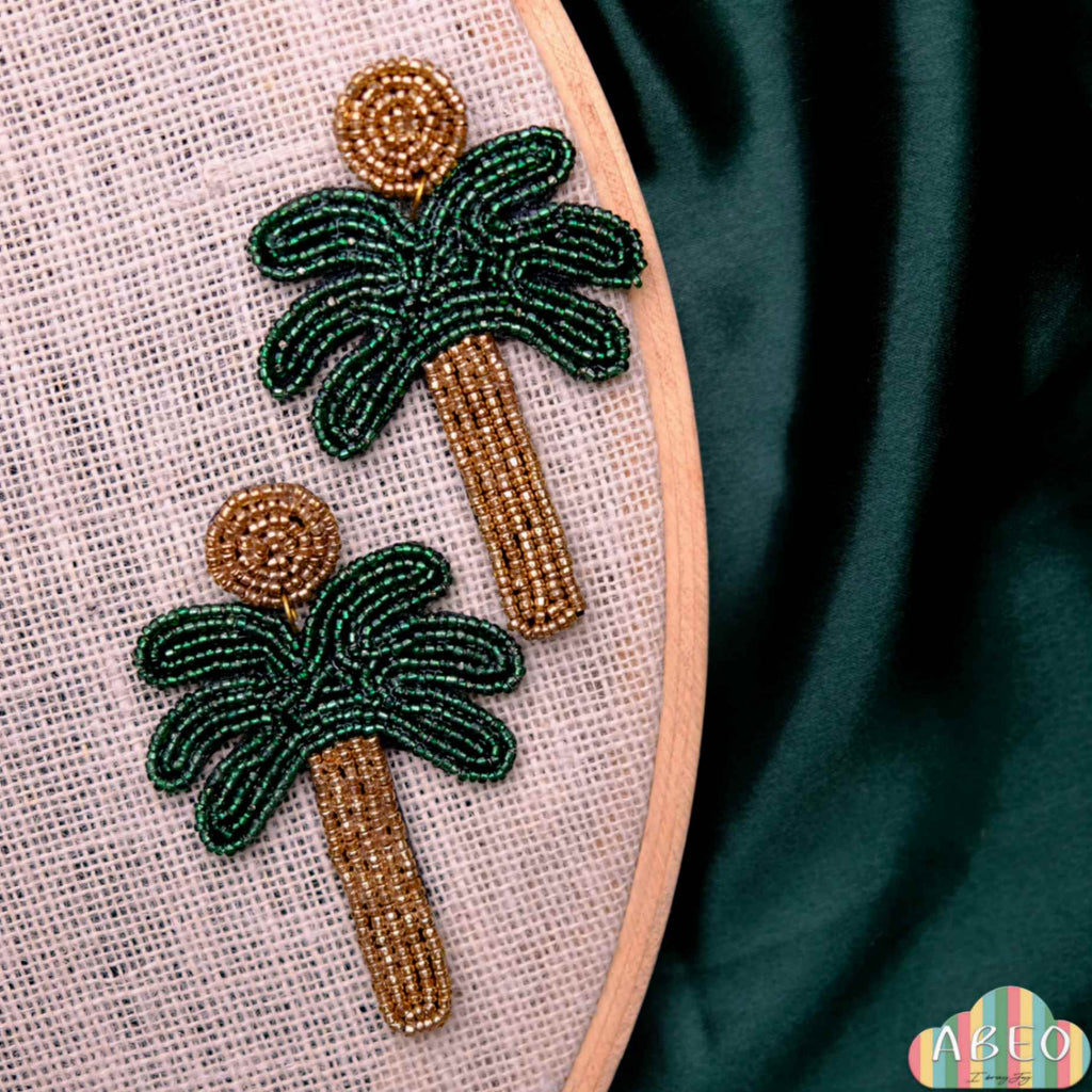 Palm Tree Earring