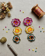 Flower Dangler Earrings