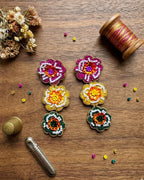 Flower Dangler Earrings