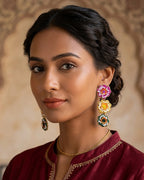 Flower Dangler Earrings