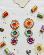 Flower Dangler Earrings