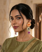 Flower Dangler Earrings