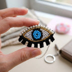Evil Eye Stud Brooch