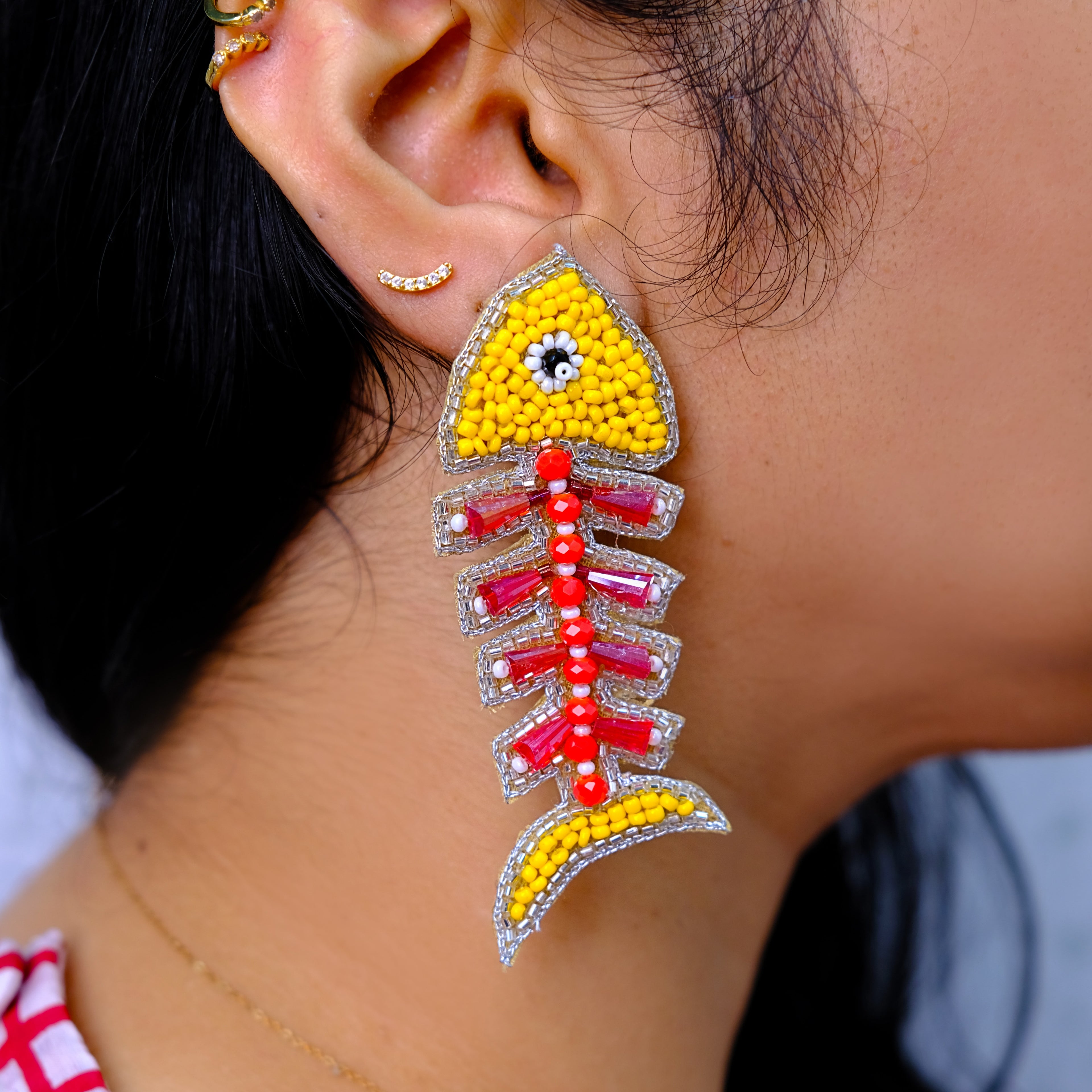 Fish Bone Earring