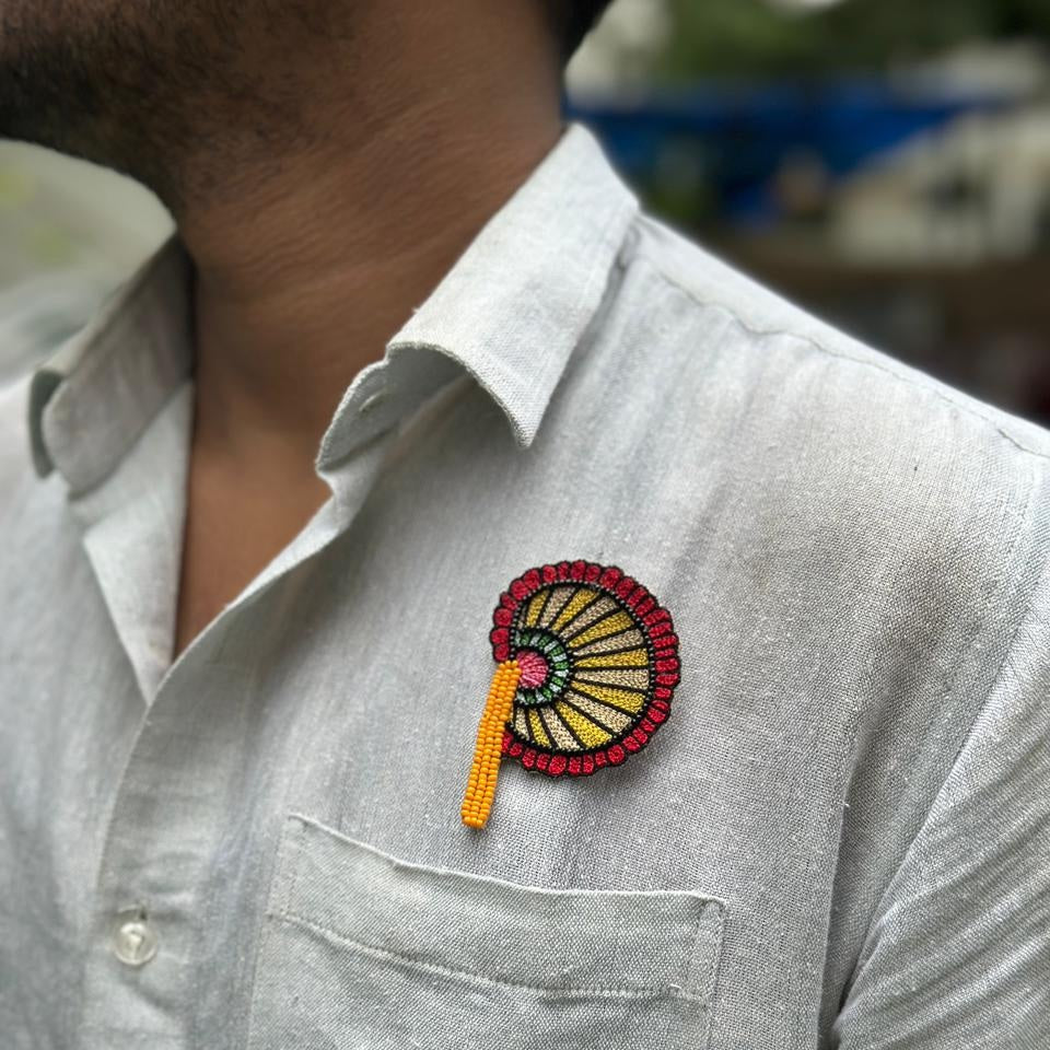Haat Pakha Brooch