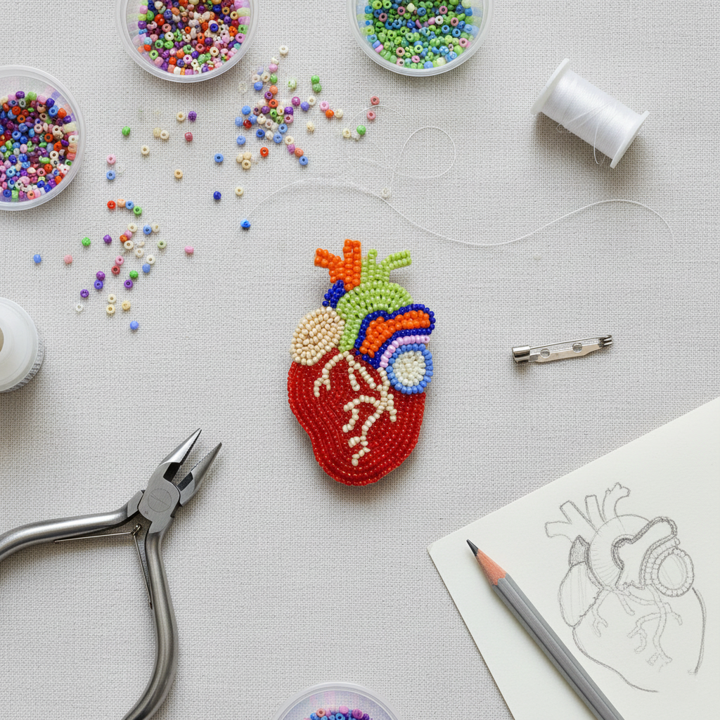 Heartful Brooch
