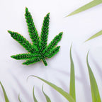 Green Leaf Brooch