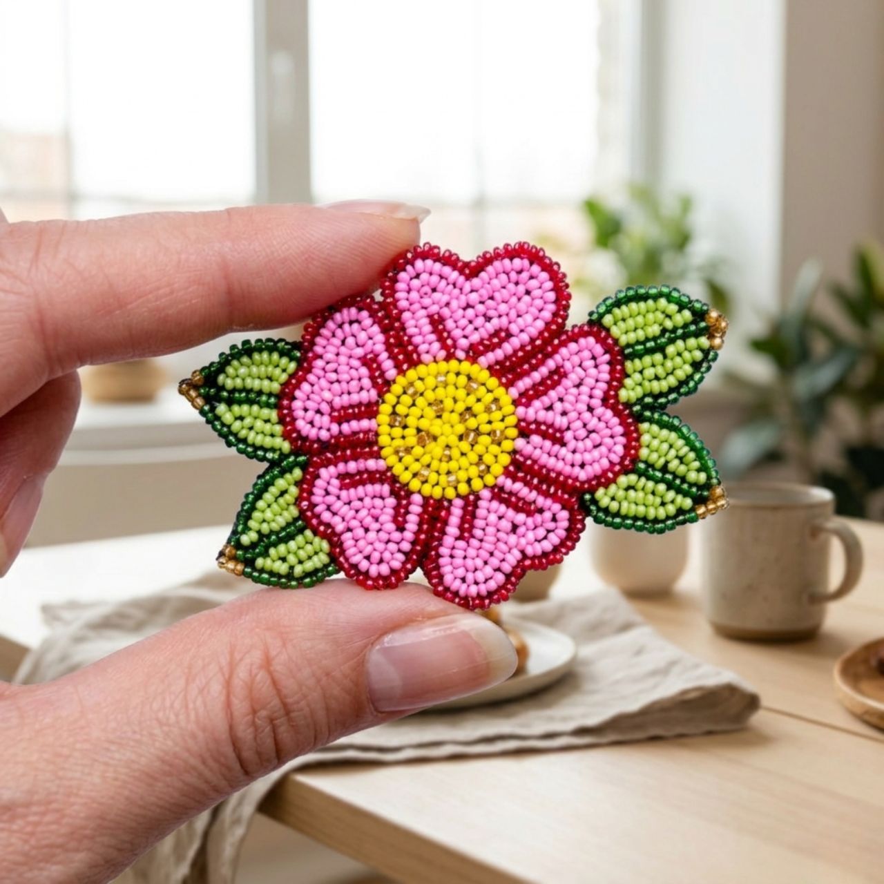 Hibiscus Brooch