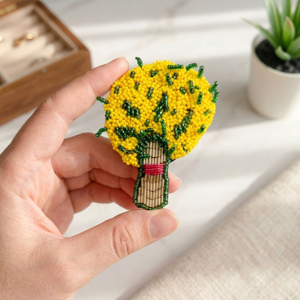 Marigold Bouquet Brooch