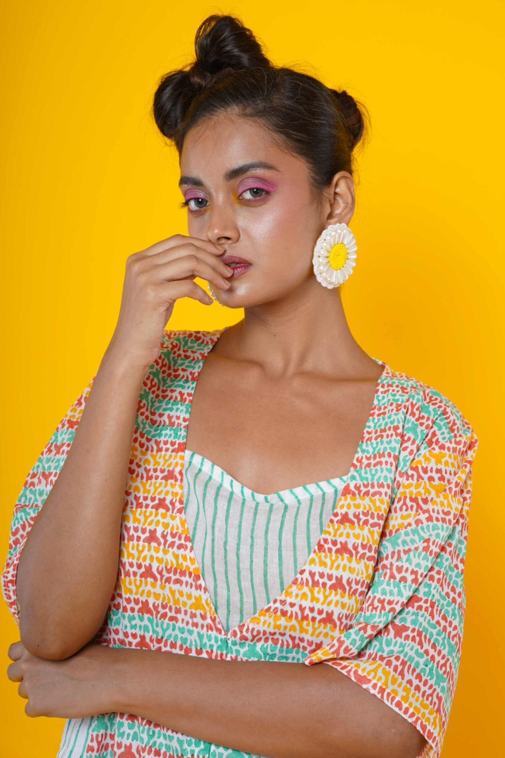 Mul Cotton Midi Dress