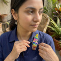 Multi Cactus Brooch Pin