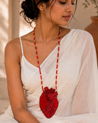 3D Heart Neckpiece - Single Colour