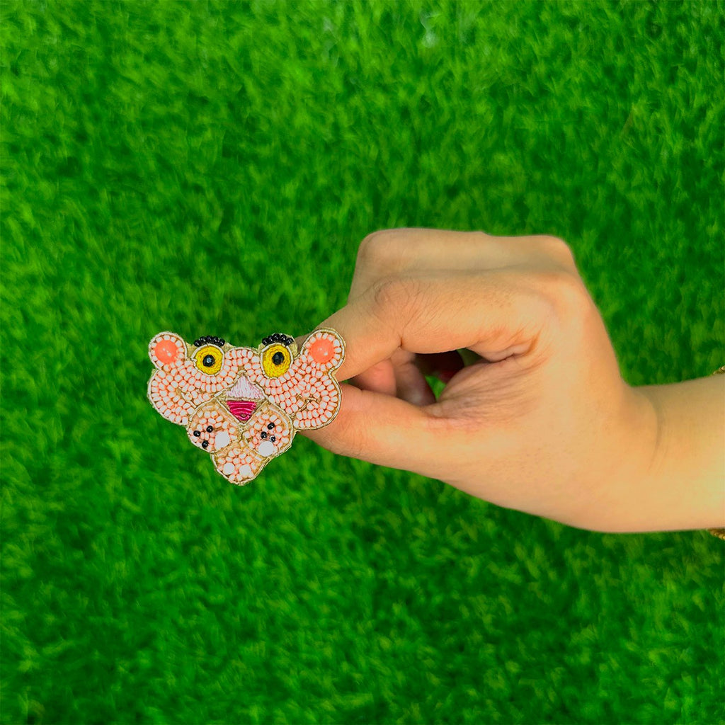 Pink Panther Brooch Pin