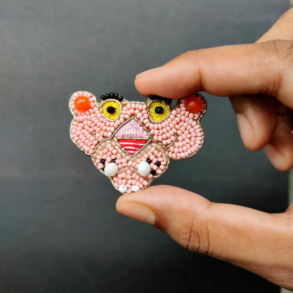 Pink Panther Brooch Pin