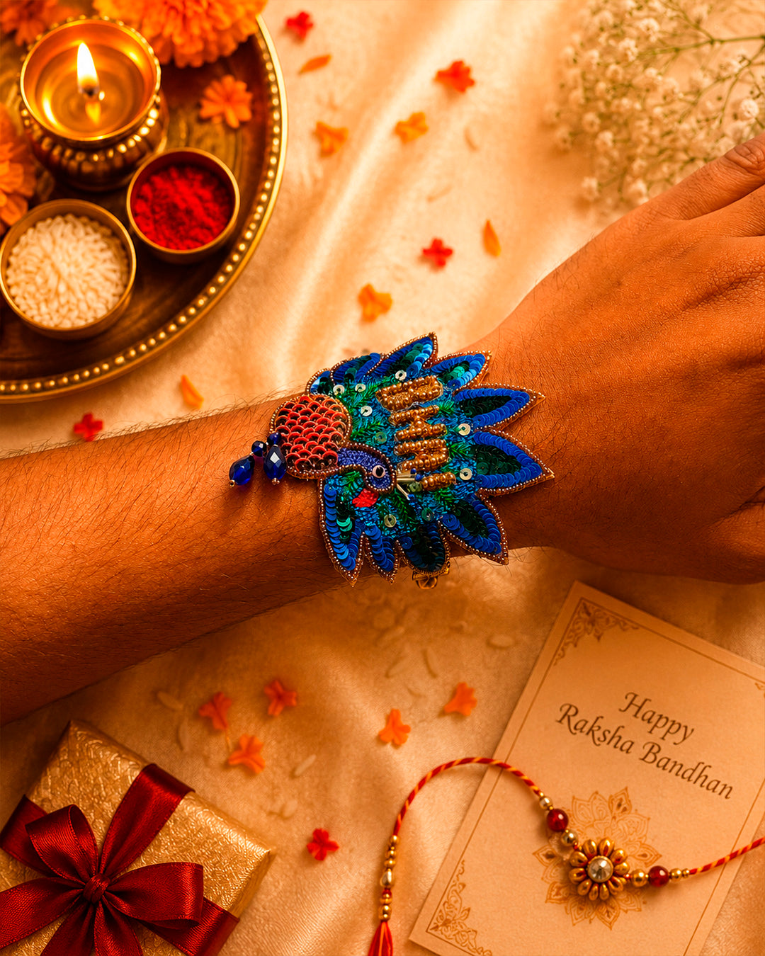 Peacock Rakhi