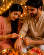 Yellow Ganesh Rakhi
