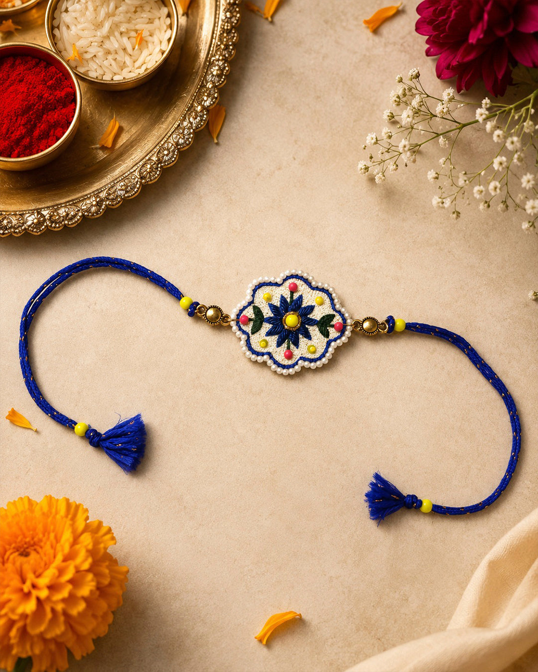 The Neelambari Blossom Rakhi