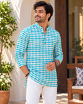 Fish Printed Kurta