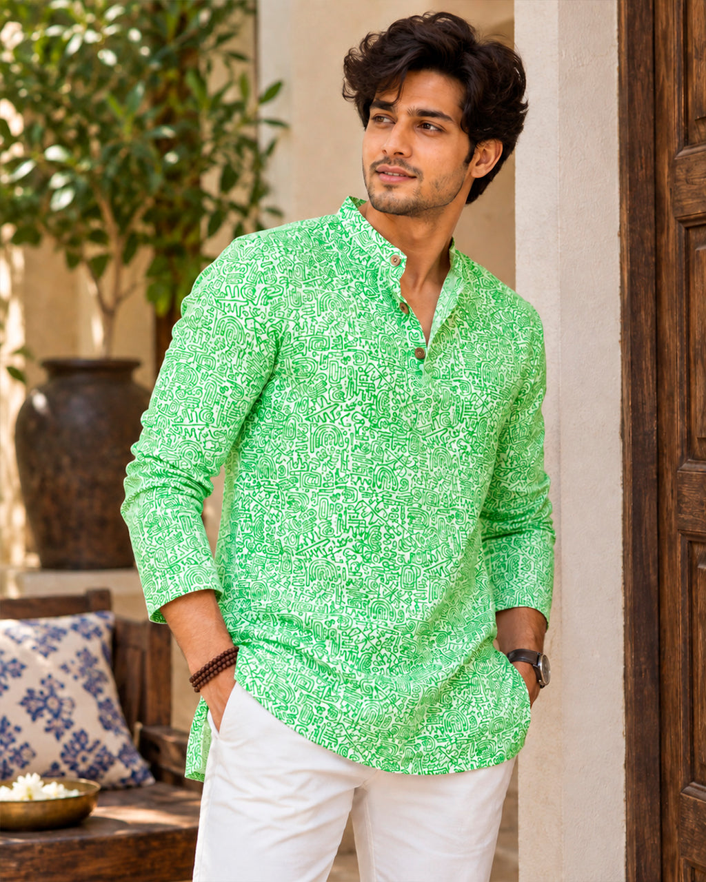 Doodle Printed Kurta