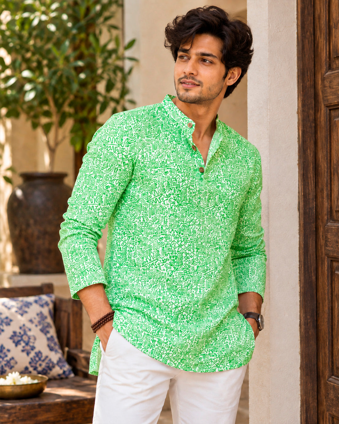 Doodle Printed Kurta