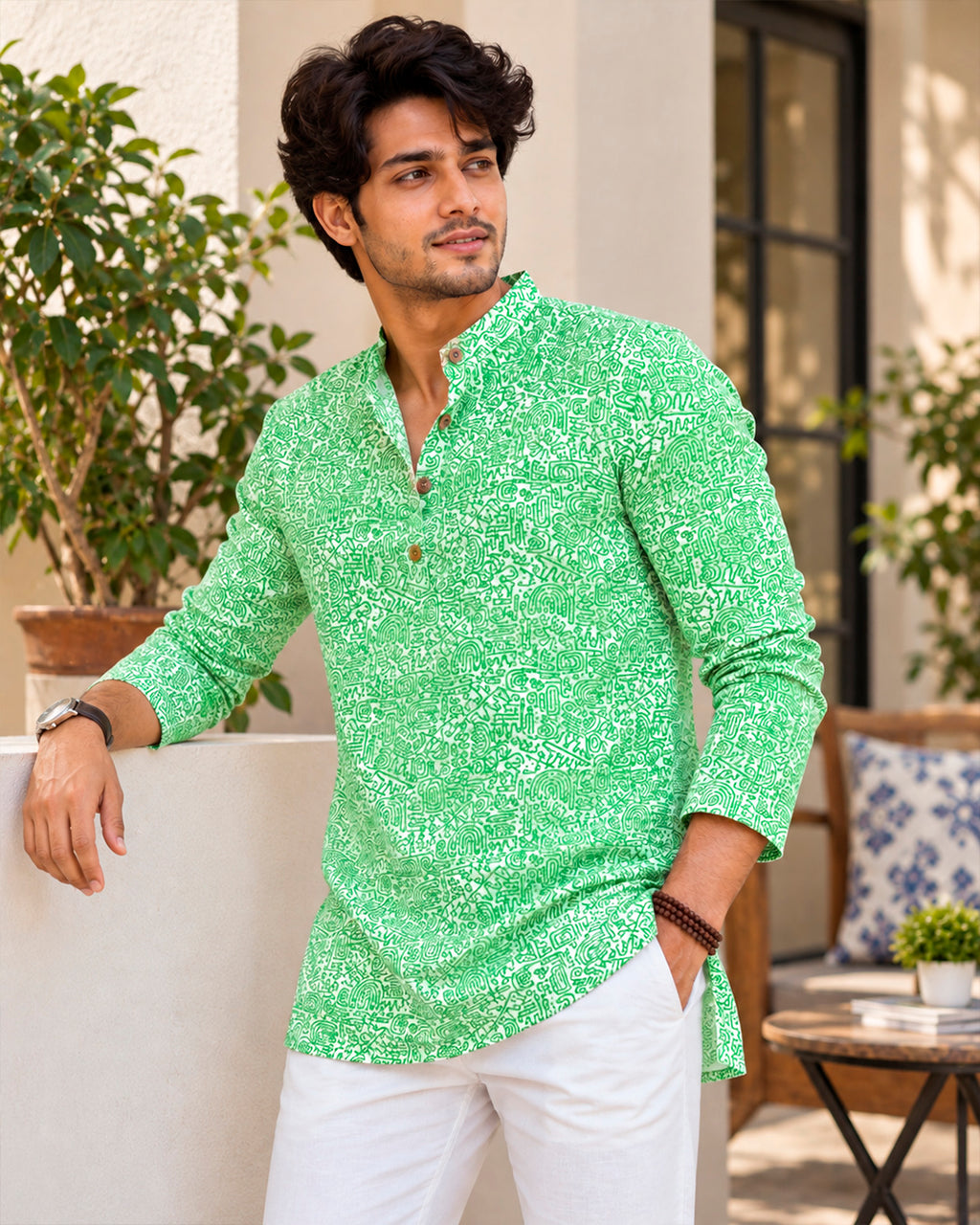 Doodle Printed Kurta