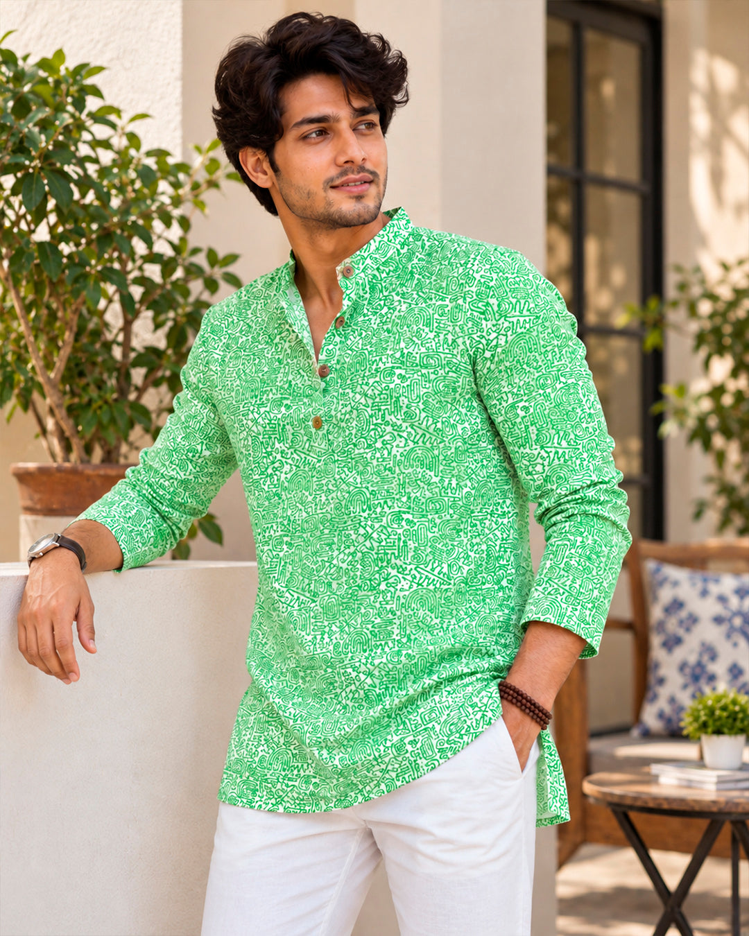 Doodle Printed Kurta