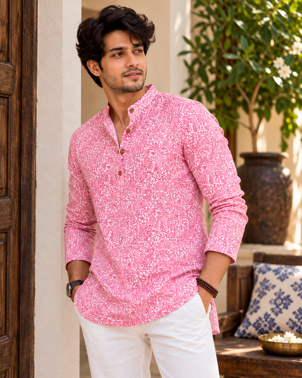 Doodle Printed Kurta