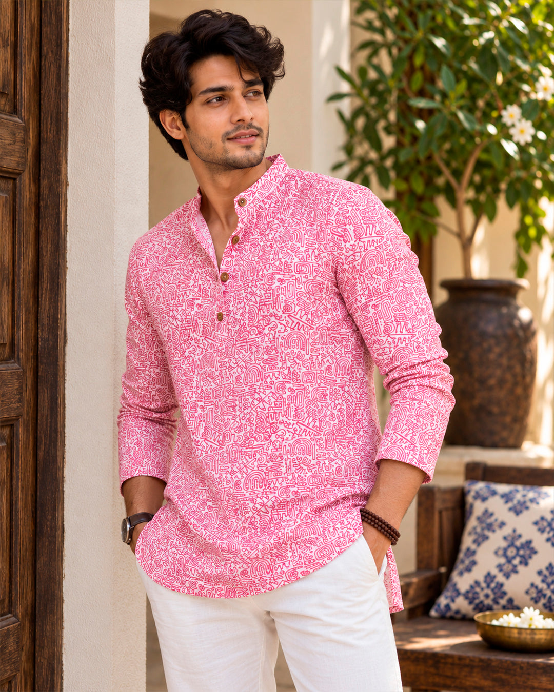 Doodle Printed Kurta