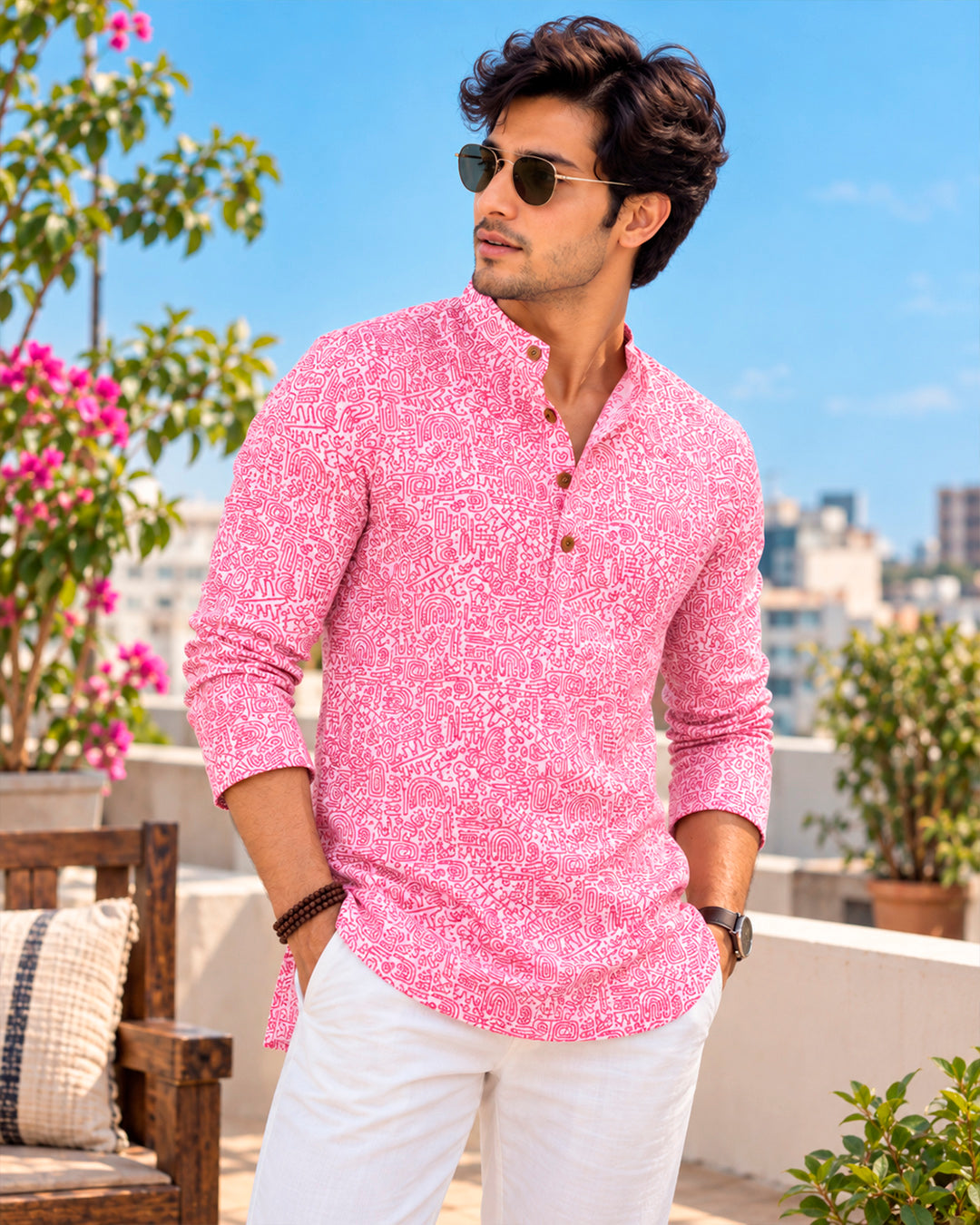 Doodle Printed Kurta