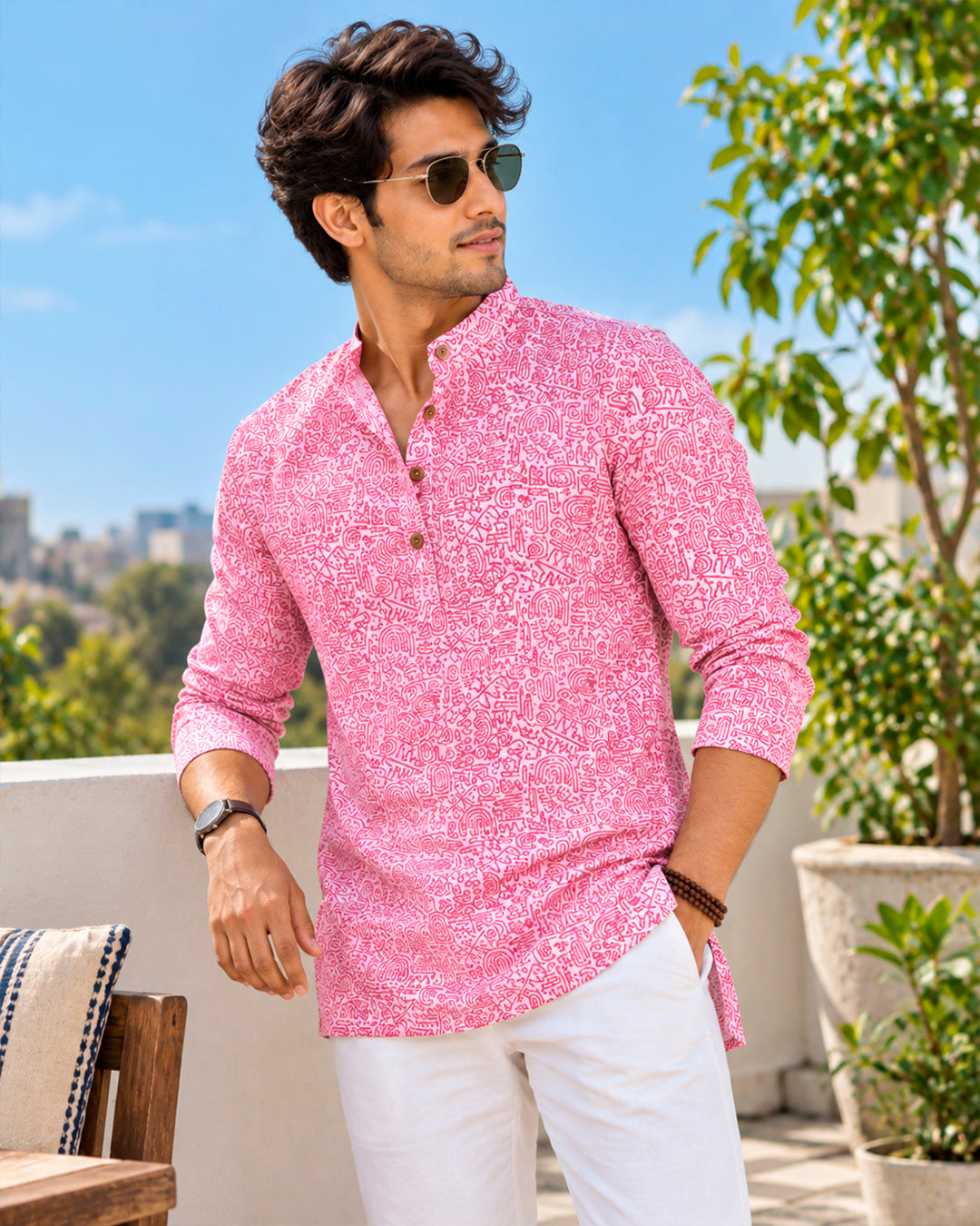 Doodle Printed Kurta