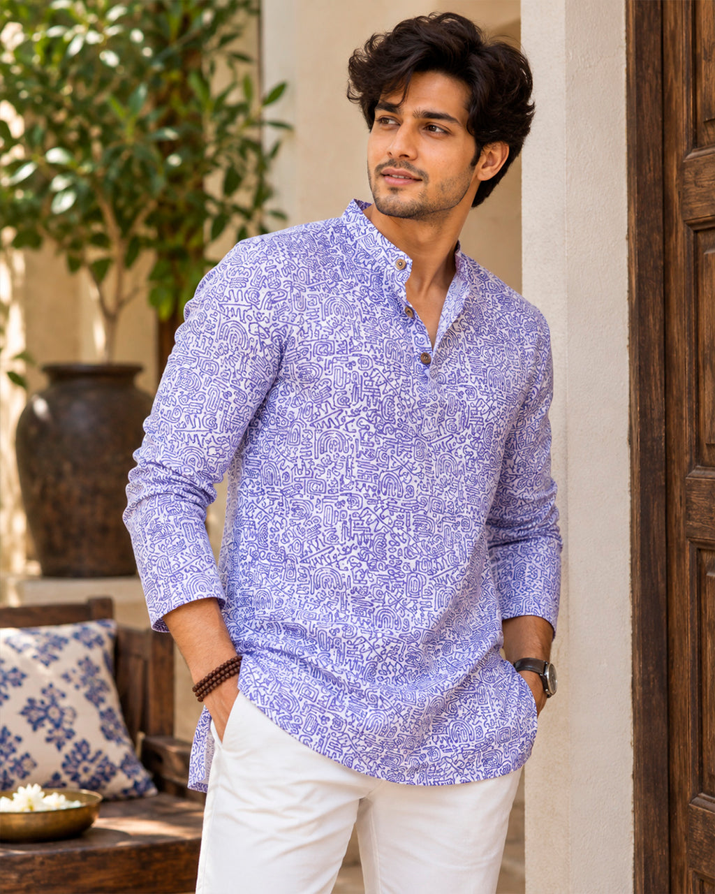 Doodle Printed Kurta