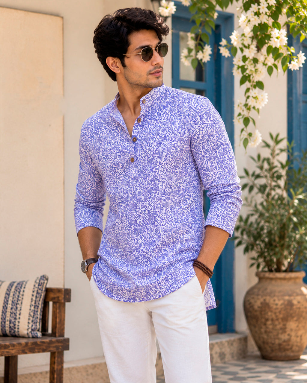Doodle Printed Kurta