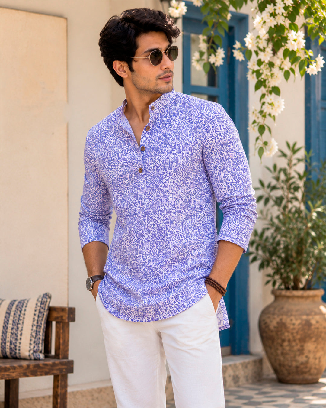 Doodle Printed Kurta