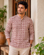 Fish Printed Kurta