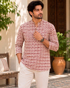 Fish Printed Kurta