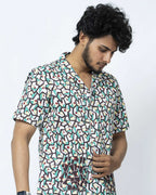 Abstract Hand Block Print Summer Shirts
