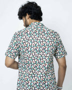 Abstract Hand Block Print Summer Shirts