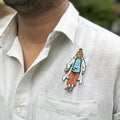 Tin Tin Brooch