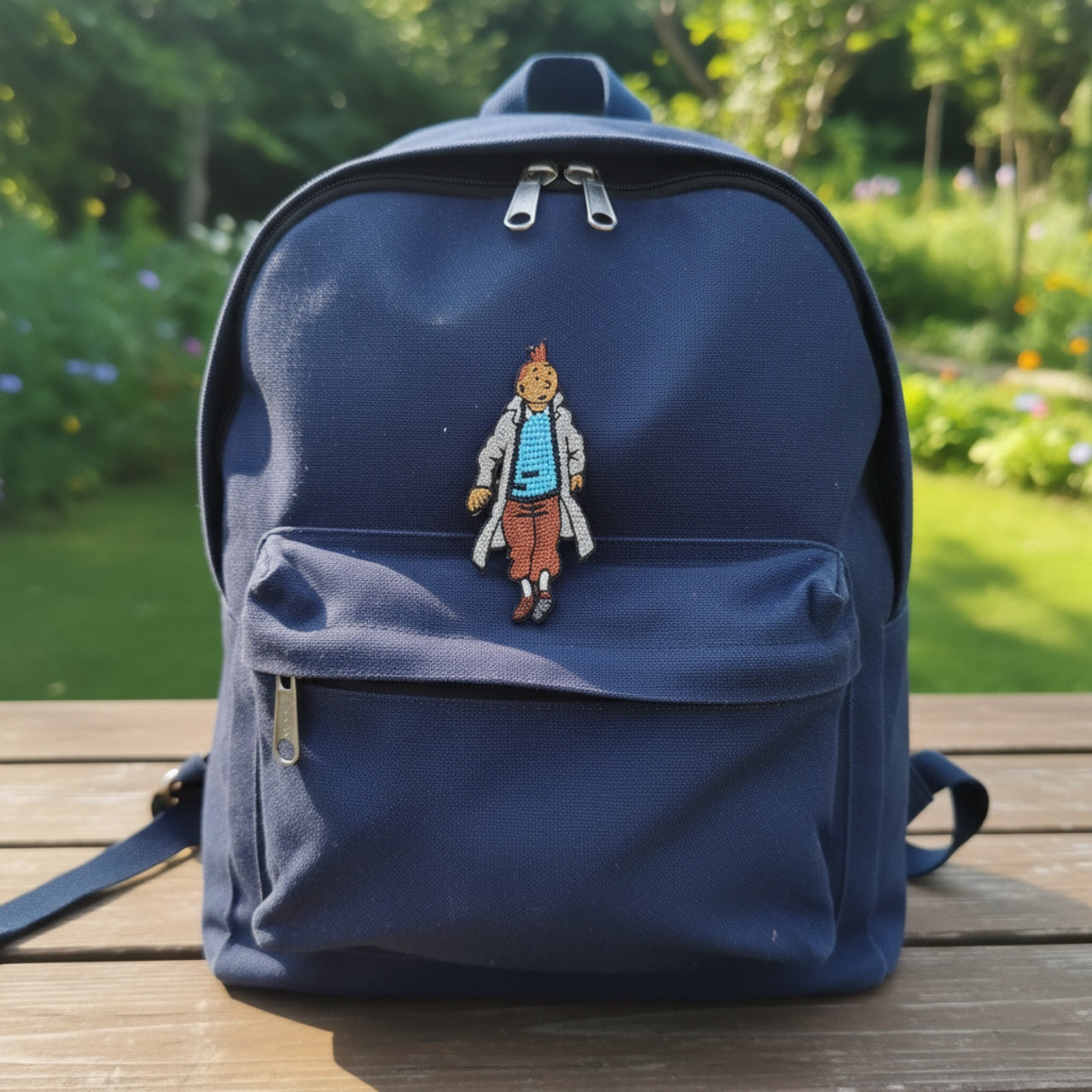Tin Tin Brooch