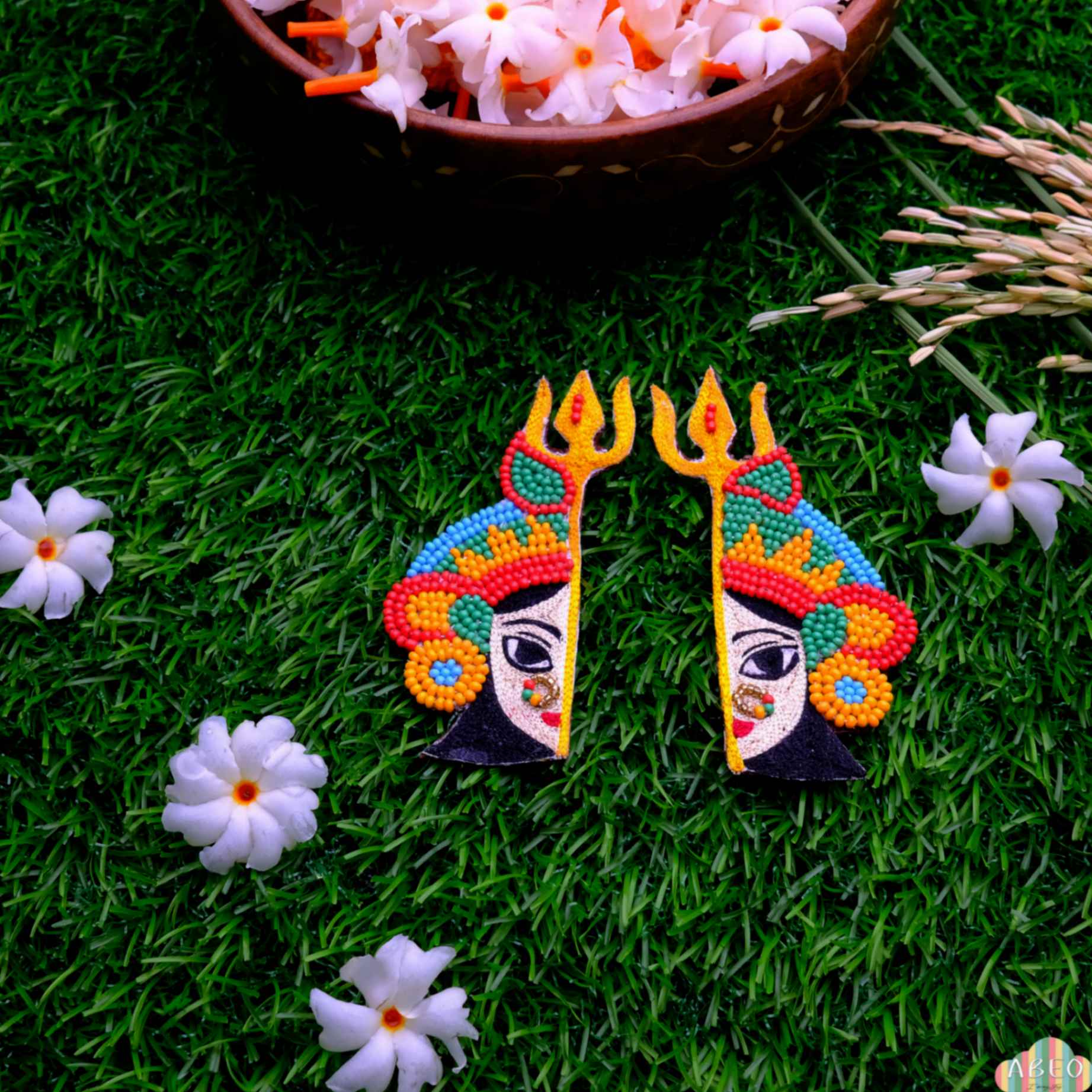 Trishul Durga Earring
