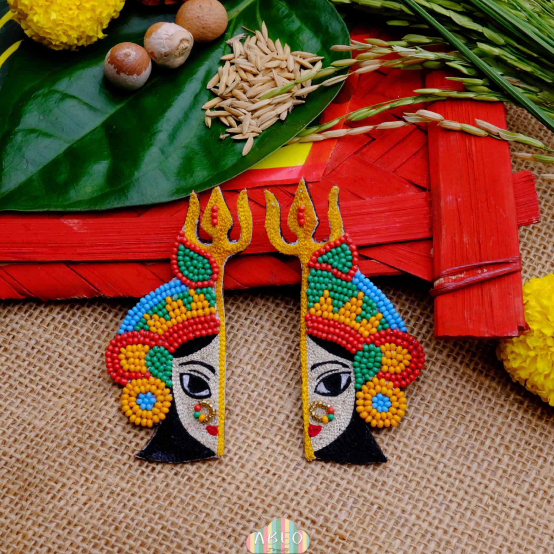 Trishul Durga Earring